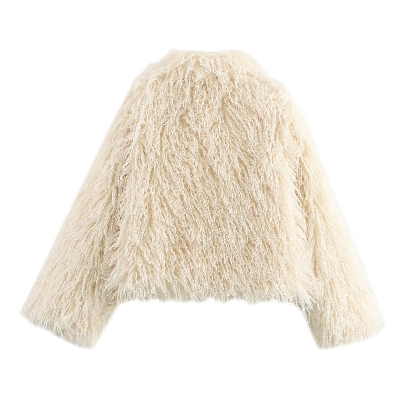Lucienne Long Sleeve Faux Fur Coat