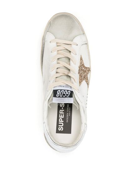 GG White Leather Sneakers