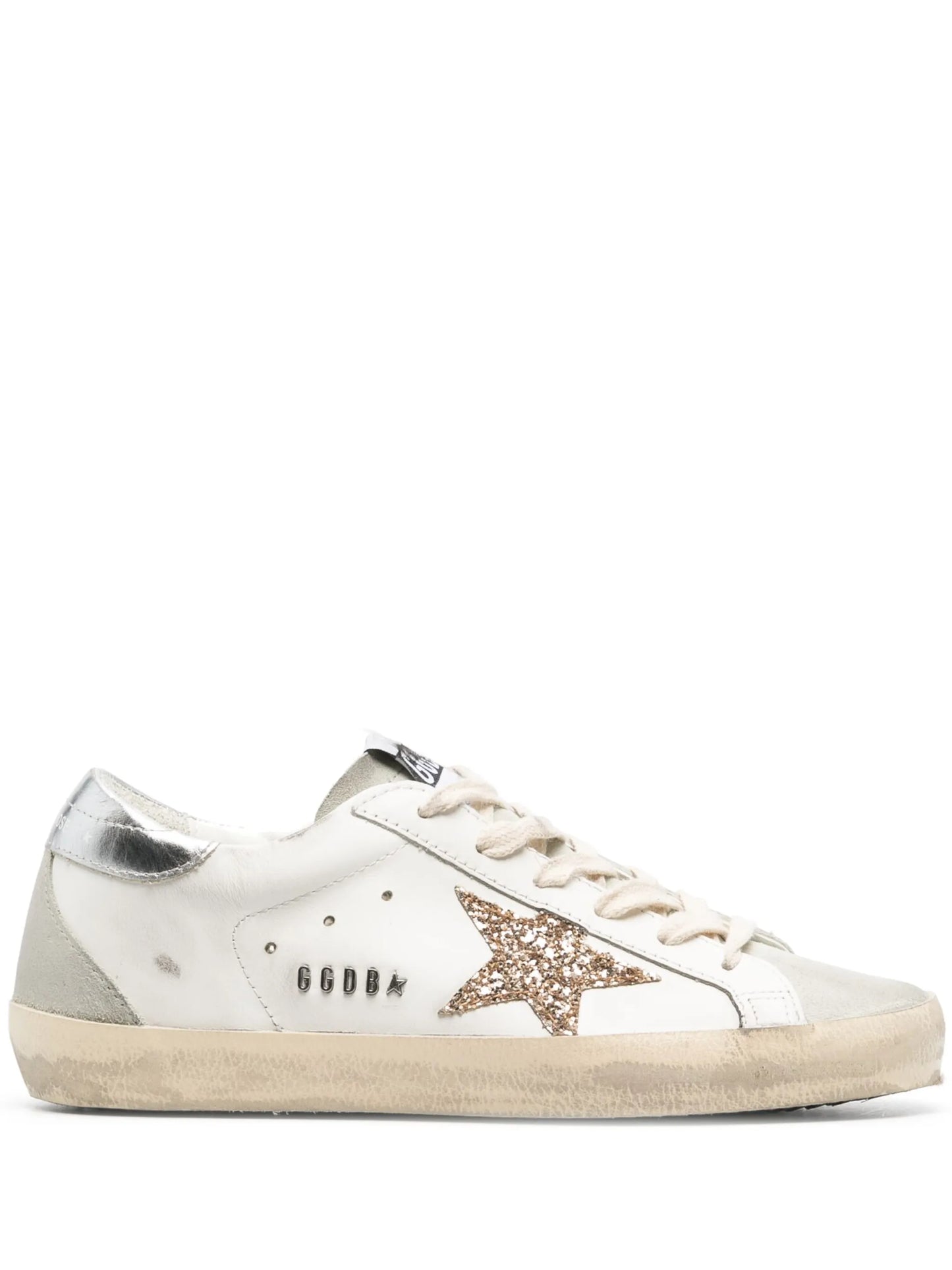 GG White Leather Sneakers