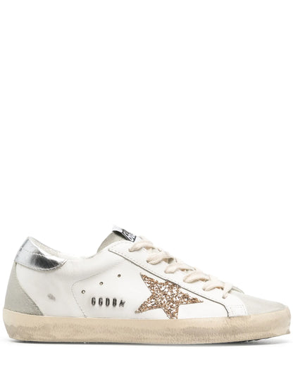 GG White Leather Sneakers