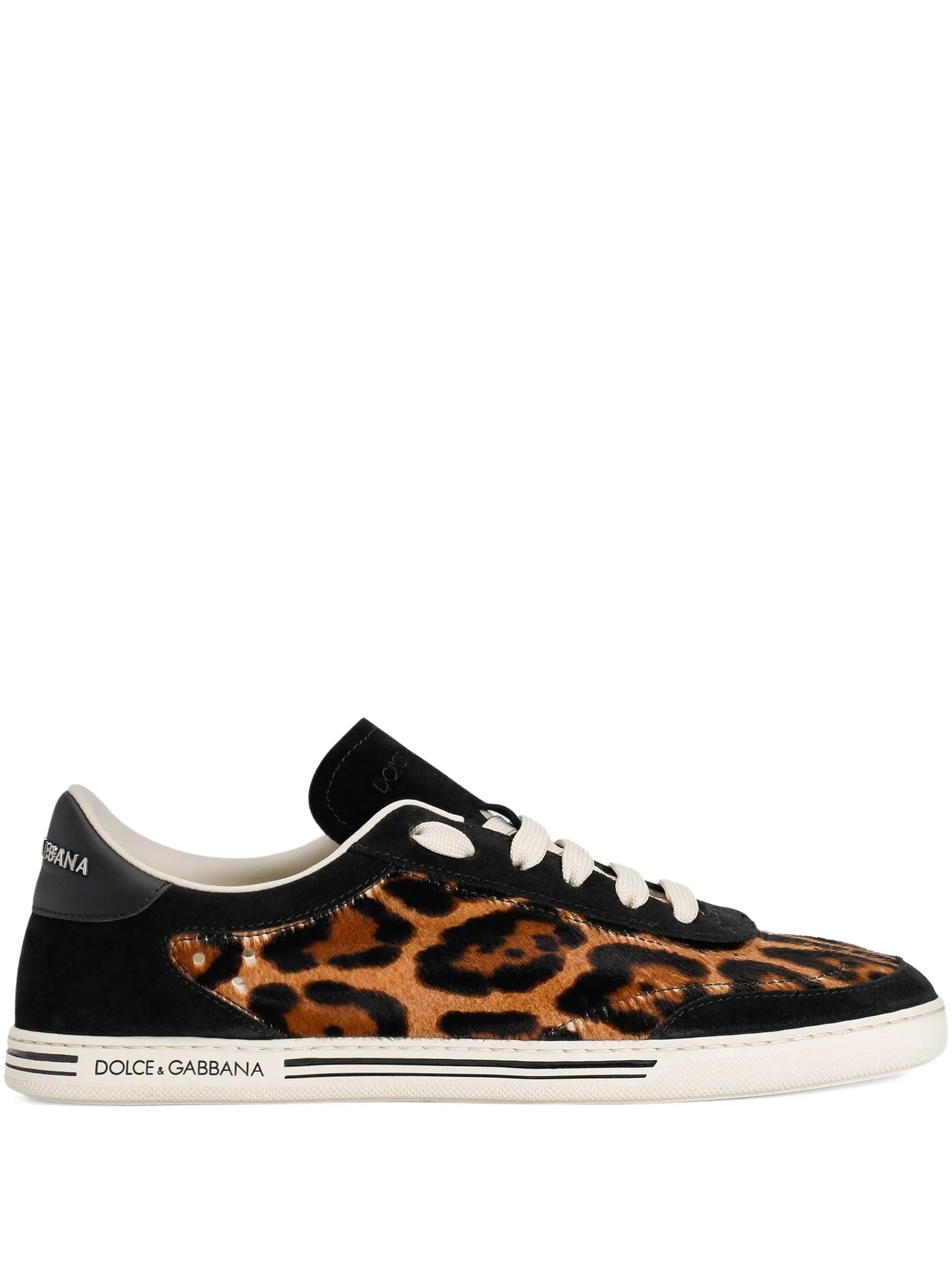 DG Leopard Print Calf Hair Sneakers
