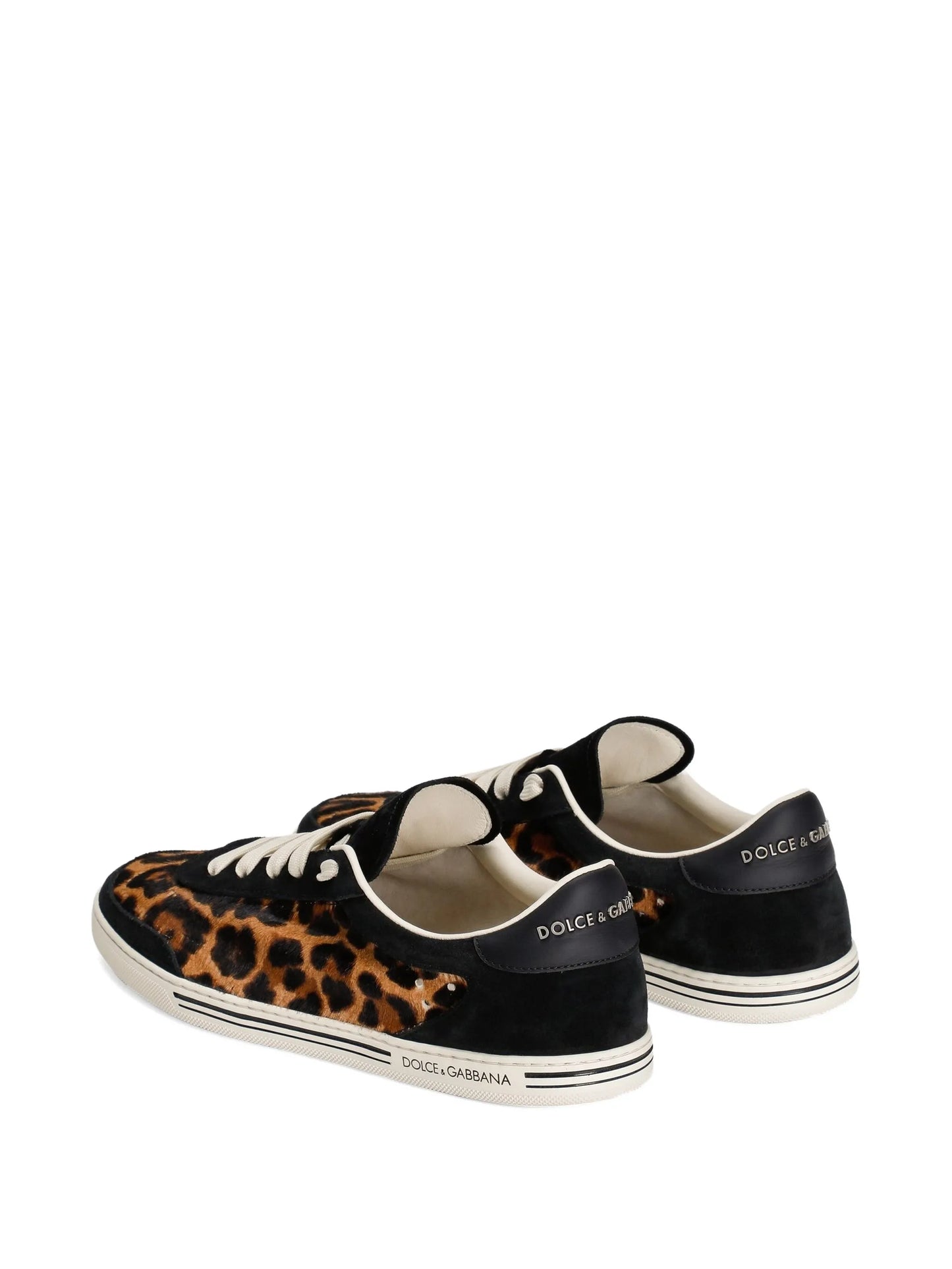 DG Leopard Print Calf Hair Sneakers