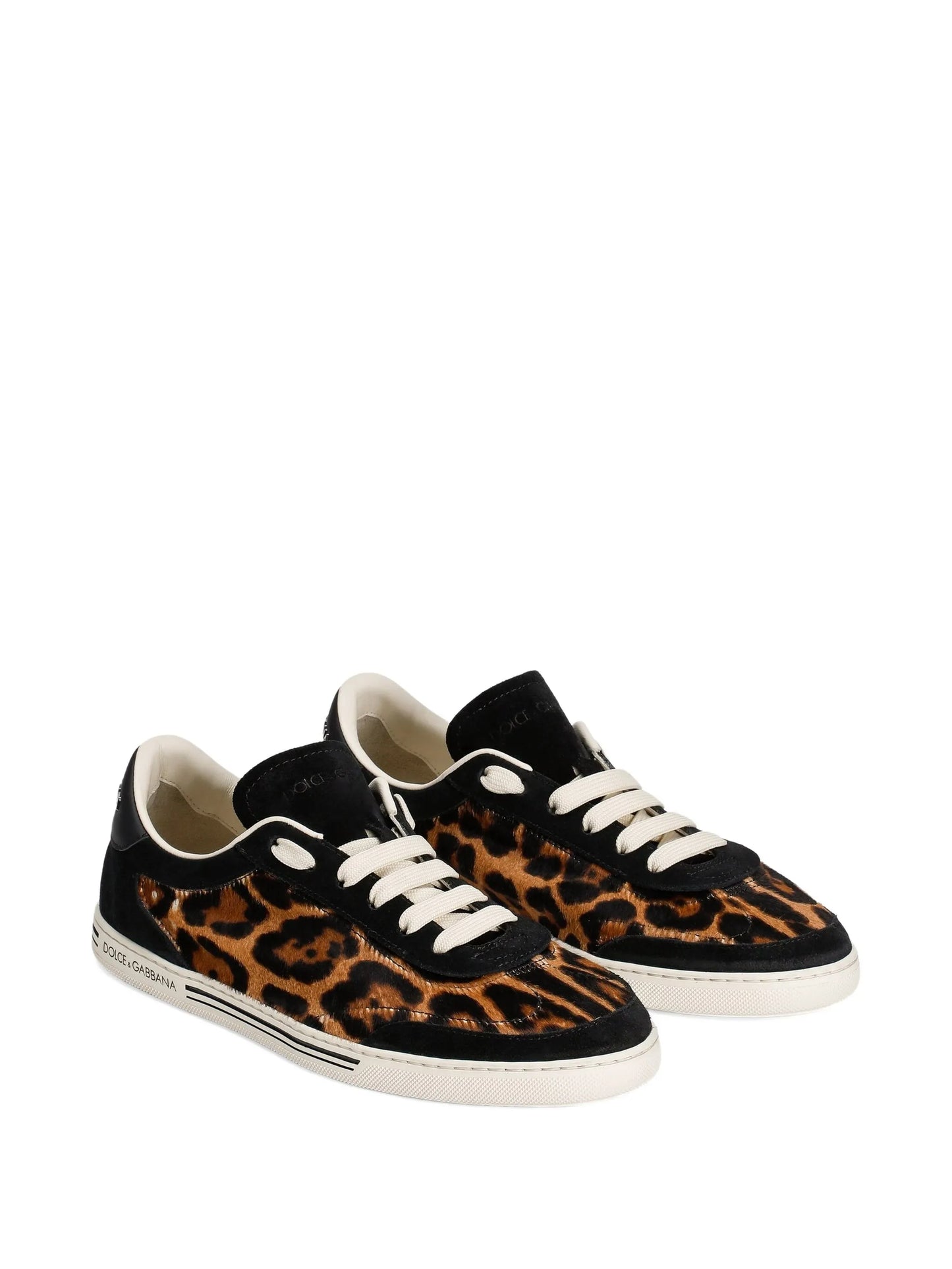 DG Leopard Print Calf Hair Sneakers