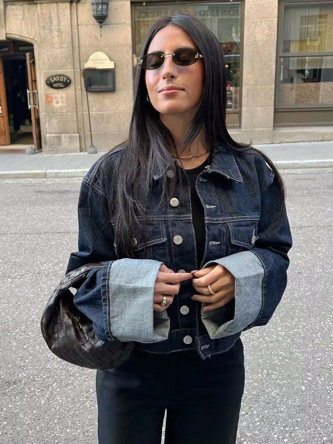Sloane Rolled-Up Long Sleeve Jacket