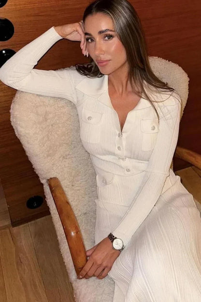 Simone Knitted Midi Dress