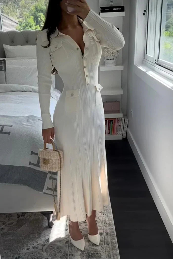 Simone Knitted Midi Dress