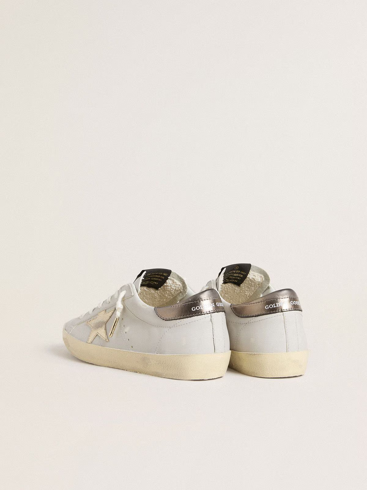 GG White Leather Sneakers