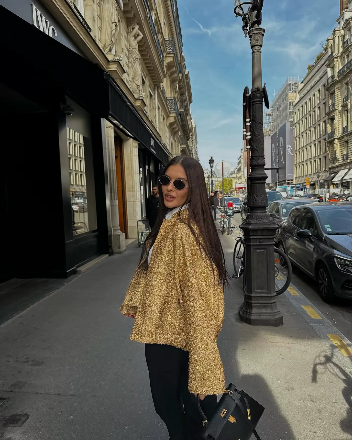 Cosima Sequin Oversized Jacket