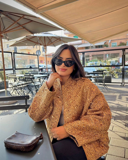Cosima Sequin Oversized Jacket