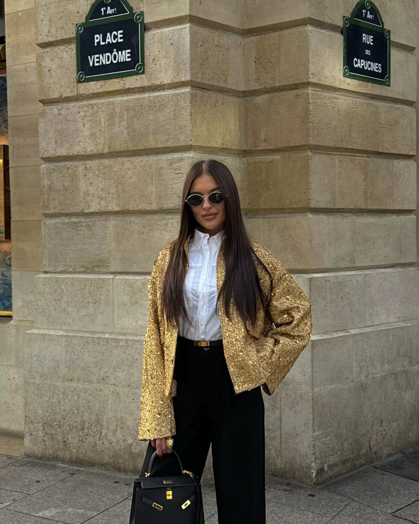 Cosima Sequin Oversized Jacket