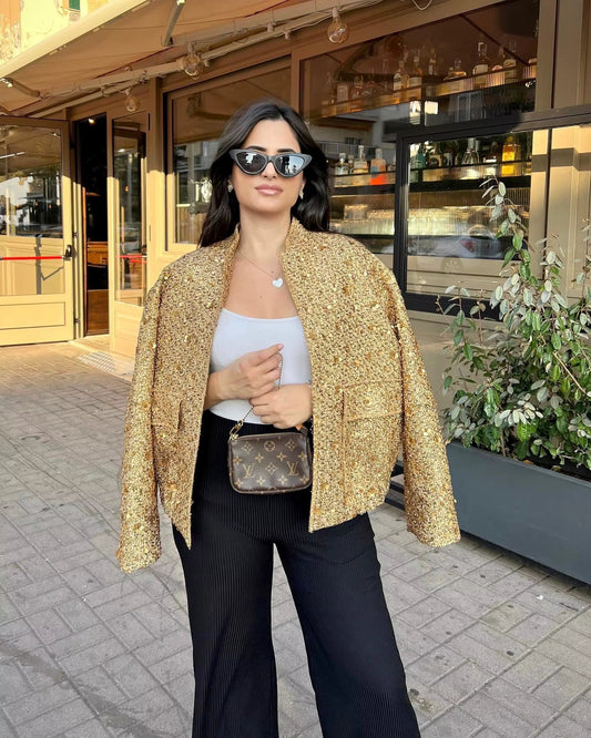 Cosima Sequin Oversized Jacket