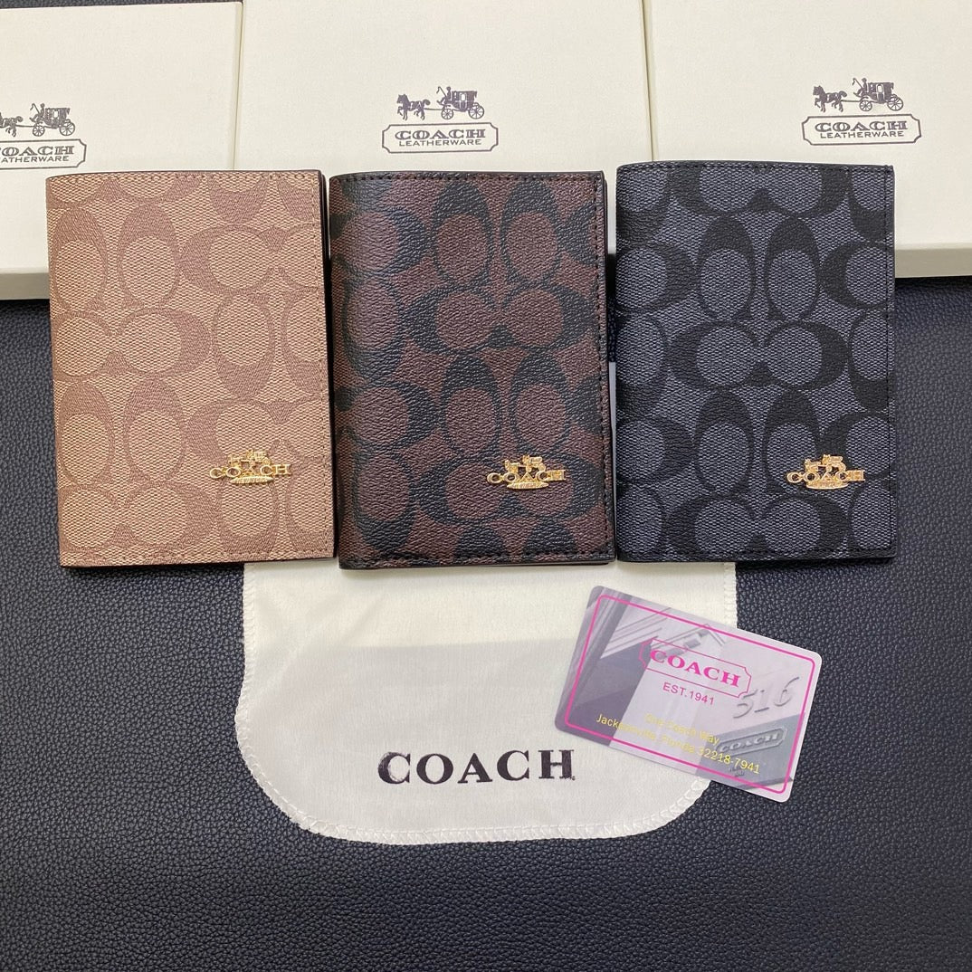 CO Classic Leather Passport Holder