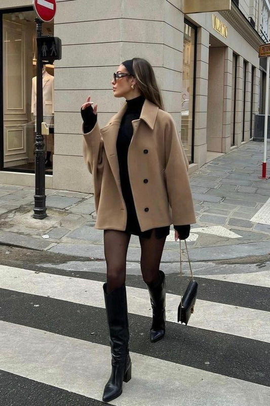 Margaux Oversized Collared Coat