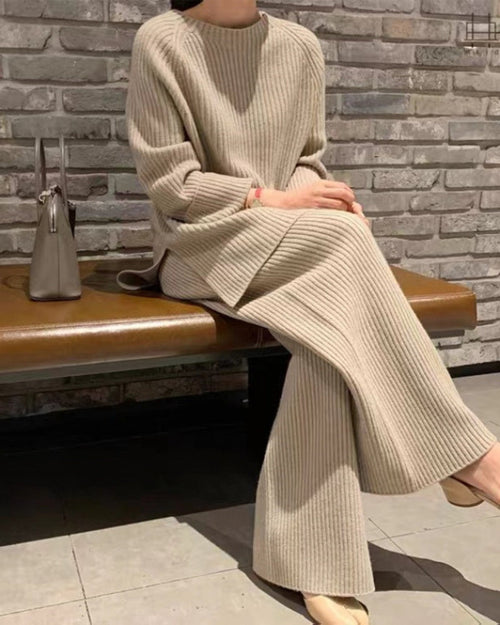 The Ribbed Knit Lounge Set