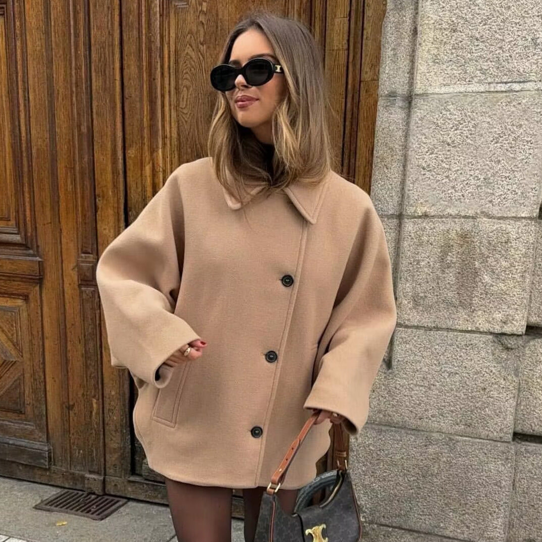 Margaux Oversized Collared Coat