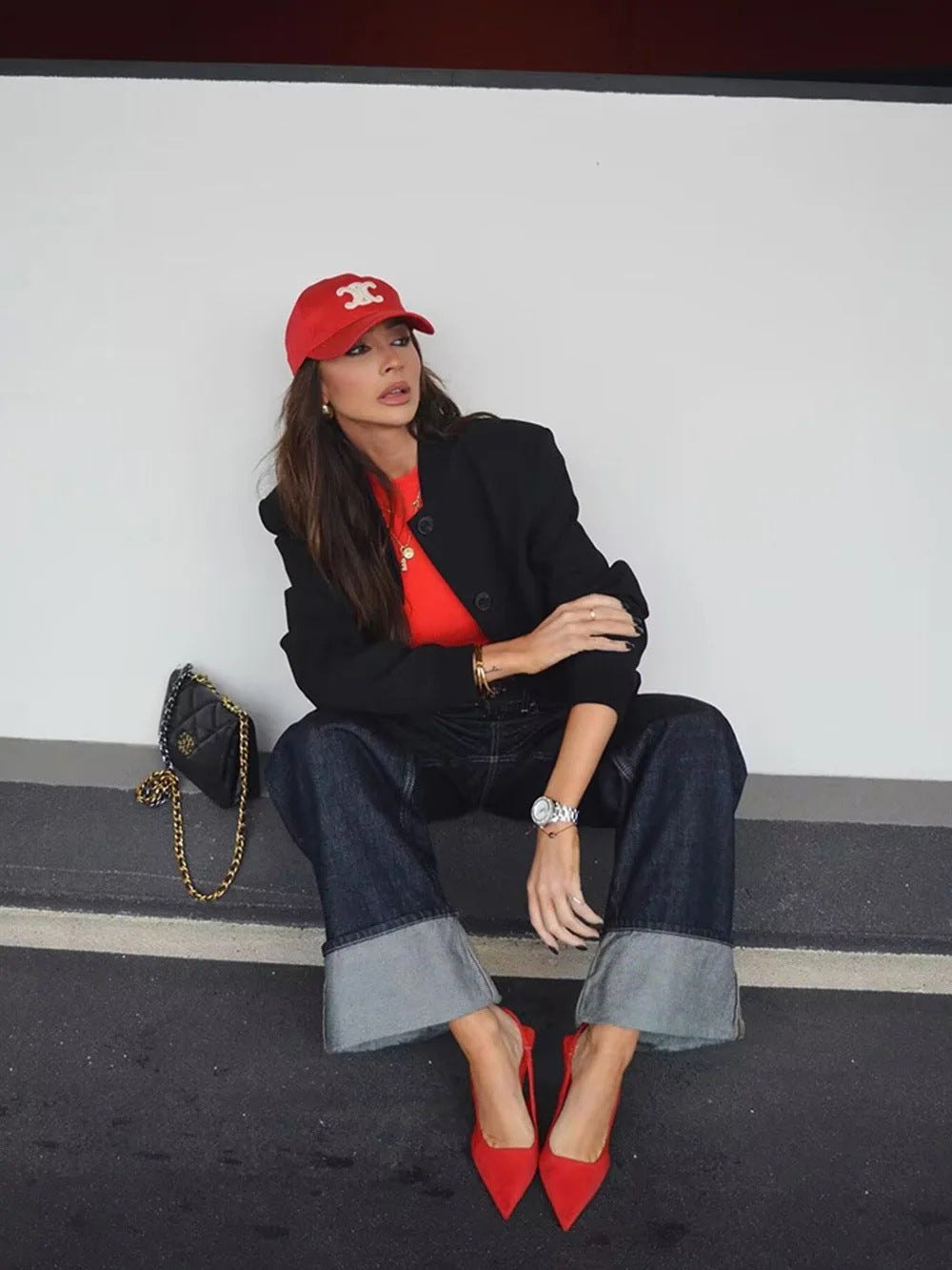 Sloane Rolled Up Trousers