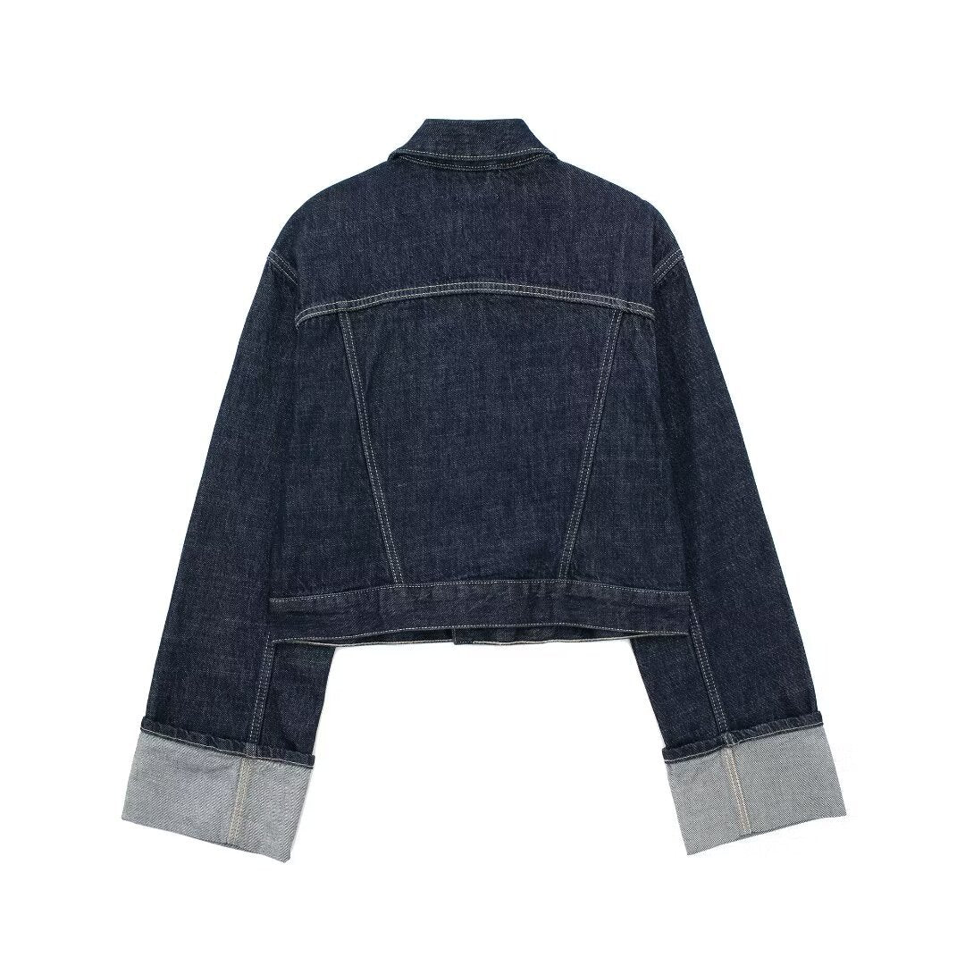 Sloane Rolled-Up Long Sleeve Jacket