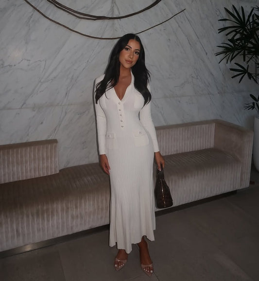 Simone Knitted Midi Dress