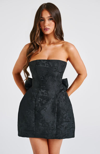 Vivienne Mini Dress – Black