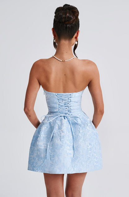 Vivienne Mini Dress - Blue
