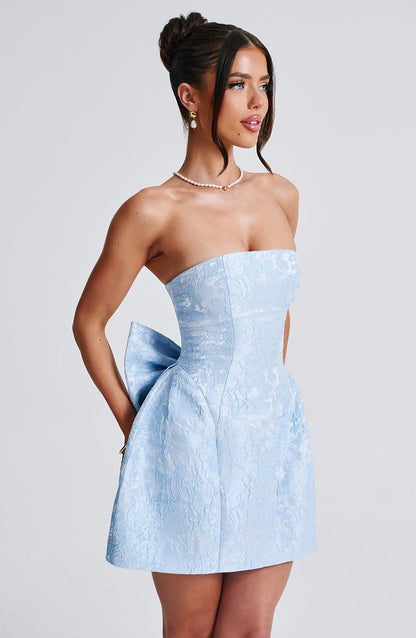 Vivienne Mini Dress - Blue