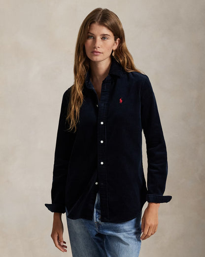 R&L Corduroy Long-Sleeve Shirt